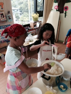 Cooking Day (Saturday Class) August 23rd 2014