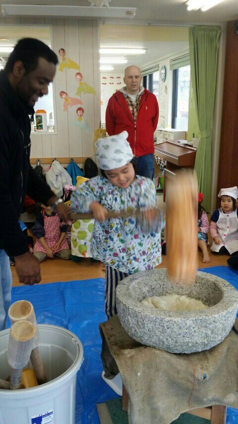 餅つき