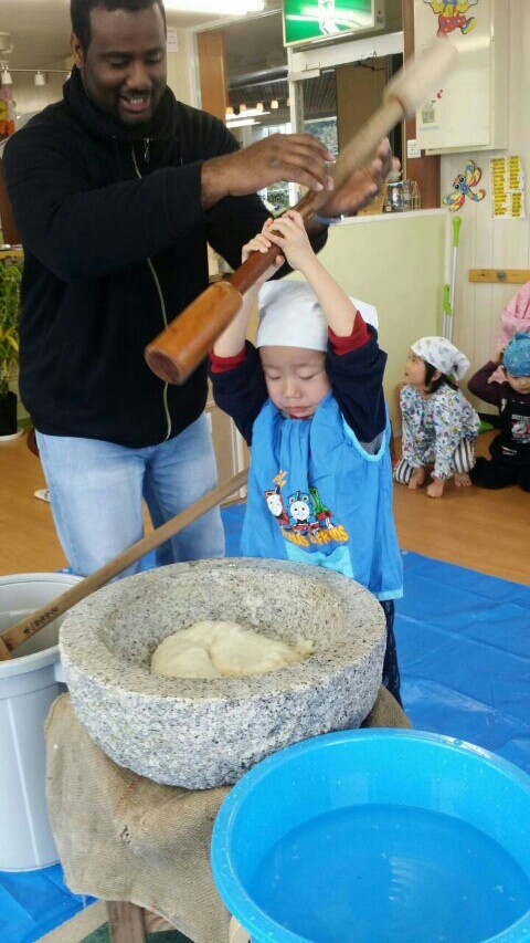 餅つき