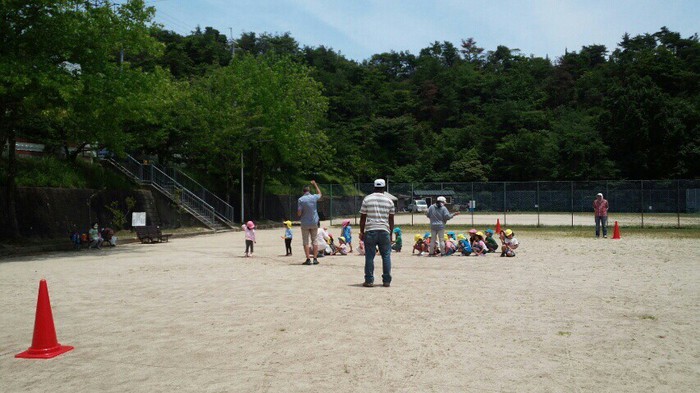 みんなで公園練習