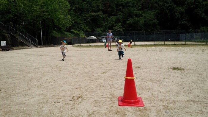 みんなで公園練習