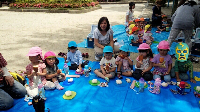 みんなで公園練習